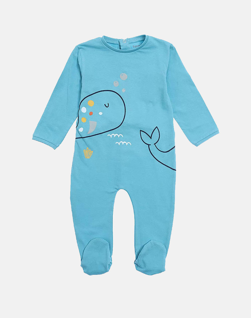 Maotu Kids Rompers Boy Kids Boy Clothes Bodysuits Turquoise Cotton,Elastic 1Gs25 Bb0035 Turquoise Male Bodysuits