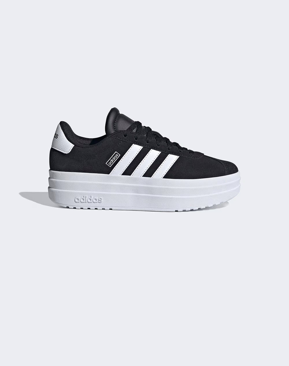 Adidas Vl Court Bold J Kids Girl Footwear Sneakers Black Imitation Leather Ih4777 Black Unisex Sneakers Black