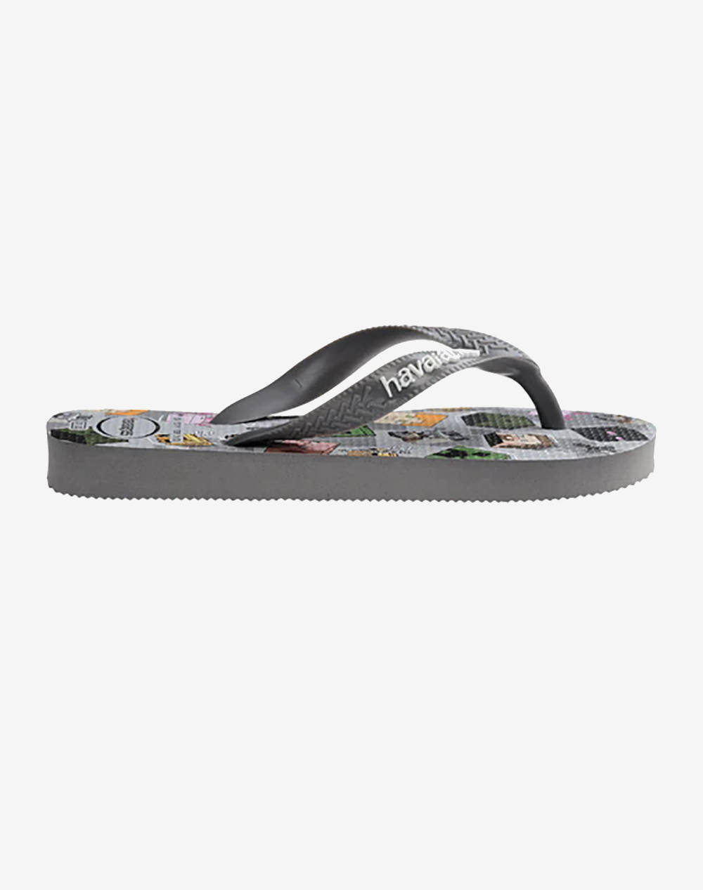 Havaianas Kids Minecraft Παιδι Κοριτσι Παπουτσια Σαγιοναρες Gray Συνθετικο 4145125 5178 Για Κορίτσι