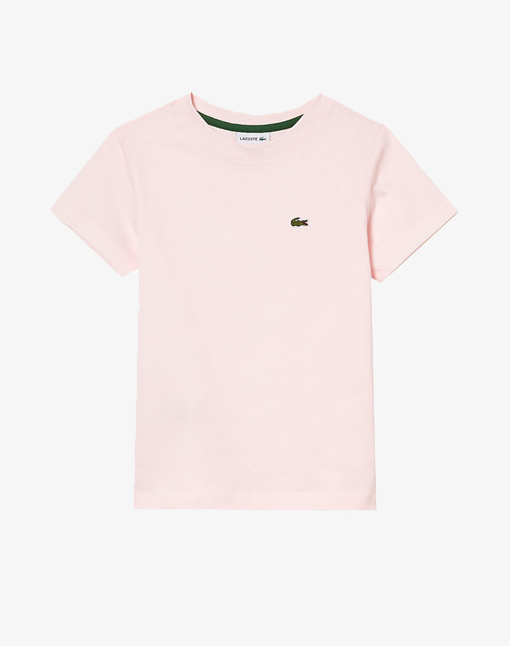 Lacoste T Shirt Ss Kids Boy Clothes T Shirts Lightpink Cotton 3Tj1122 T03 Unisex T-Shirts