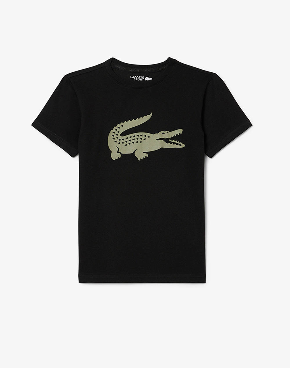 Lacoste Ss Tee Shirt Kids Boy Clothes T Shirts Black Cotton,Synthetic 3Tj2910 I6Z Unisex T-Shirts Black