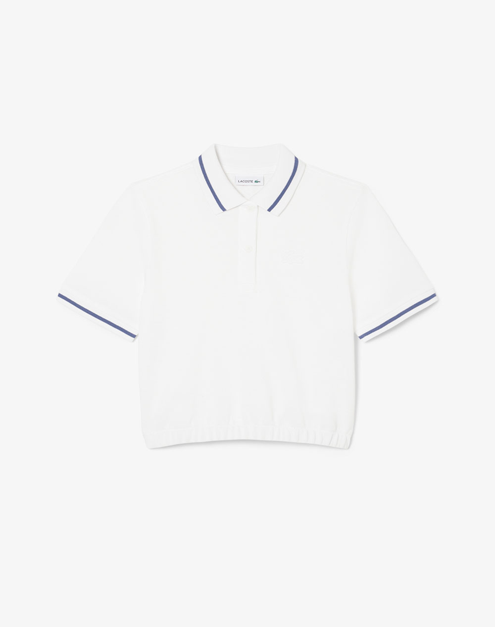 Lacoste Polo Shirt Ss Polos Kids Girl Clothes Shirts White Cotton 3Pj9321 I00 Female Shirts
