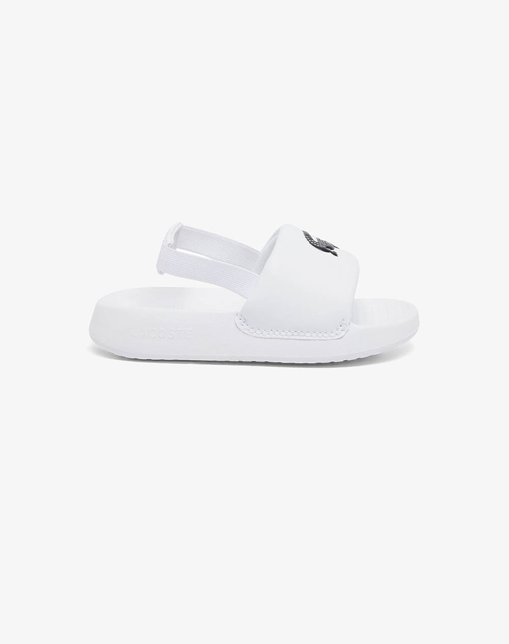 Lacoste Kids Footwear Serve Slide 1.0 125 1 Kids Girl Footwear Flip Flops White Imitation Leather 37 49Cui0001147 0000 Unisex Flip Flops