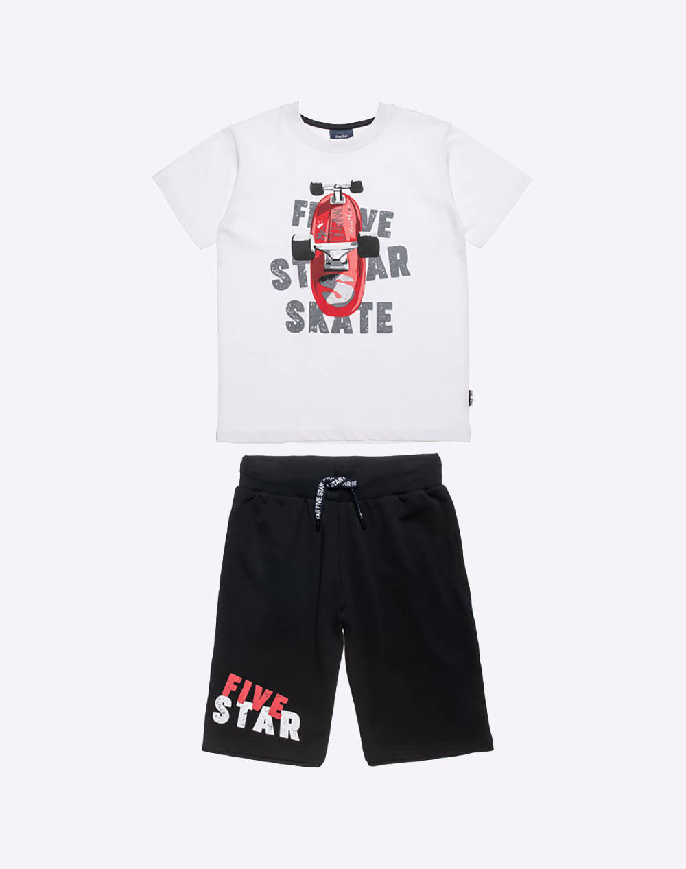 Alouette Five Star Set Kids Boy Sportswear Sets White Cotton 00970633 0003 Male Sets