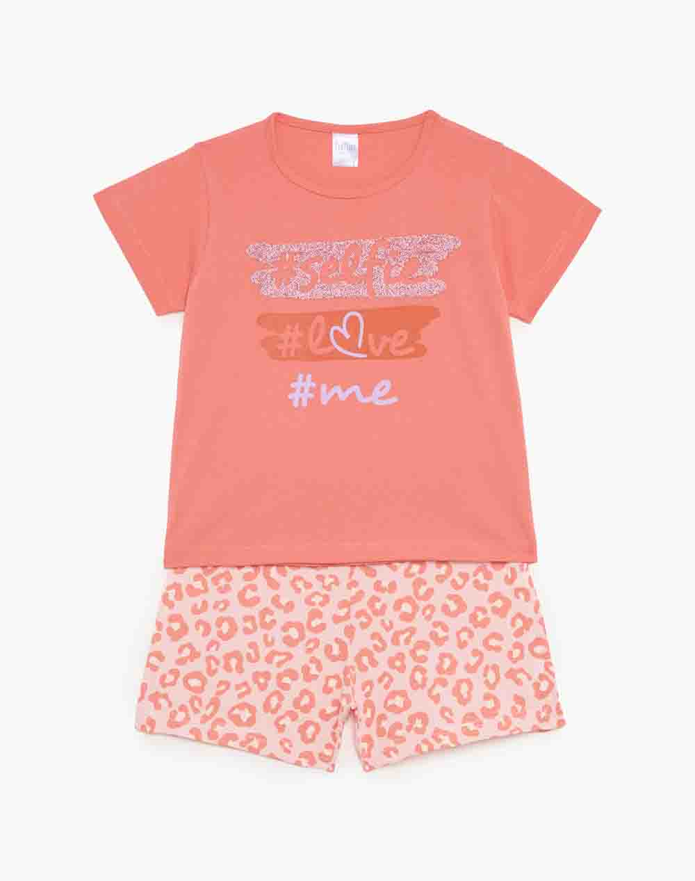 Eleten Kids Set Of 2 Selfie Kids Girl Underwear Pyjamas Coral Cotton 63165 12 16 651 Female Pyjamas