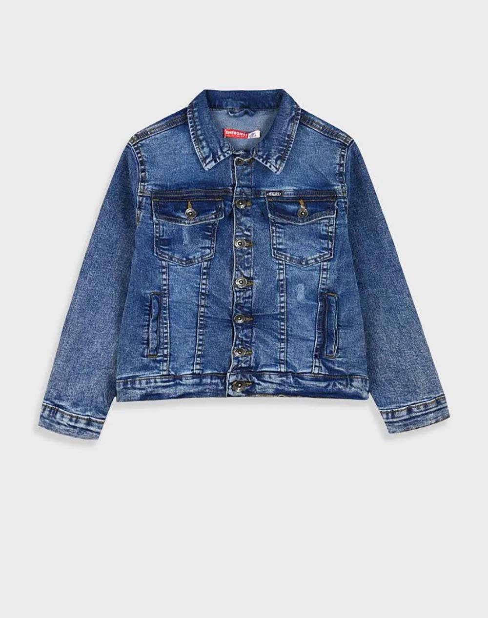 Energiers Jacket Kids Girl Clothes Jackets Denimblue Cotton,Elastic,Synthetic 13 225005 1 5 Unisex Jackets Blue