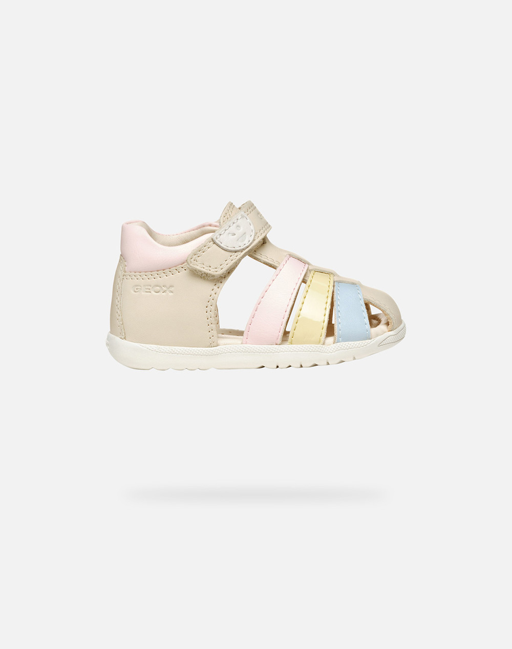 Geox B S.Macchia G. B Nap+Gbk Pat Kids Girl Footwear Flats Biege Leather,Synthetic B254Wb08502C1M2M C1M2M Female Flats Biege