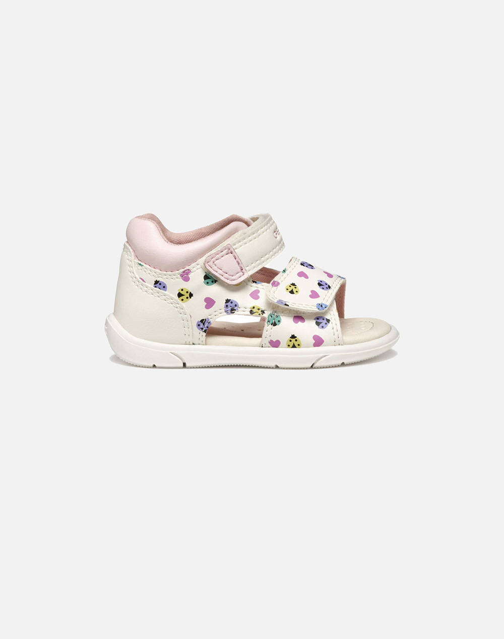 Geox B Sandal Zapito C Synt.Lea Kids Girl Footwear Flats White Imitation Leather B556Fc000Bcc0653 C0653 Female Flats