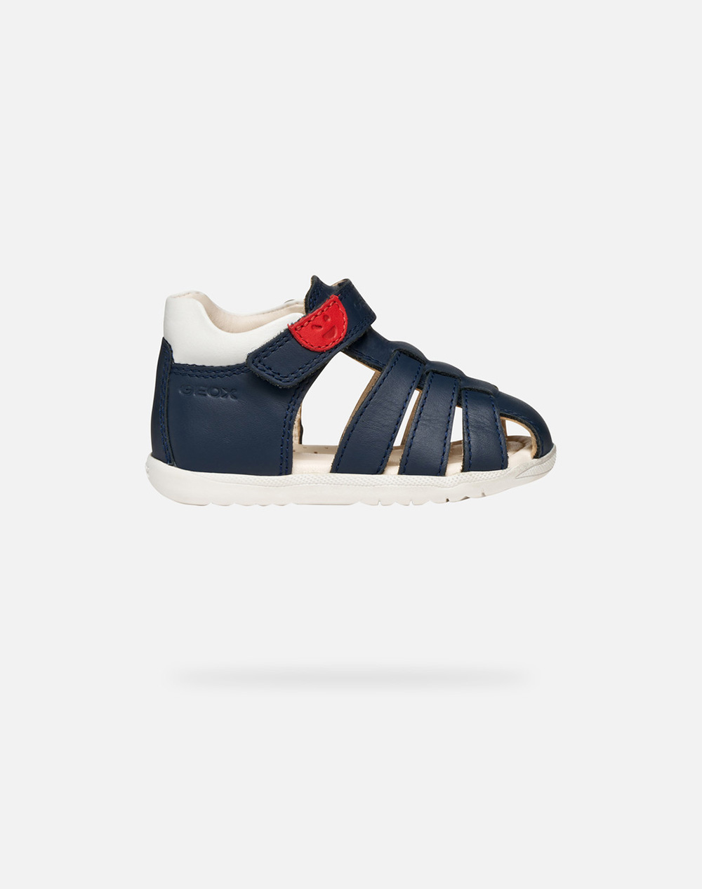 Geox B S.Macchia B. A Nappa+Gbk Kids Boy Shoes Flats Navyblue Leather,Synthetic B254Va08554C4002 C4002 Male Flats Blue