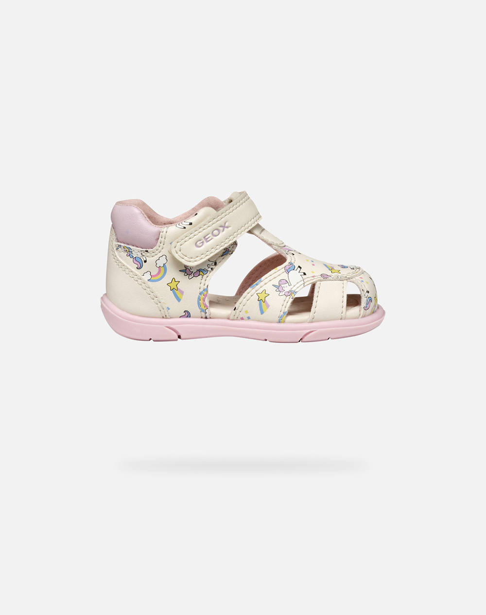 Geox B Sandal Zapito B Synt.Lea Kids Girl Footwear Flats Ivory Synthetic B556Fb000Bcc0175 C0175 Female Flats