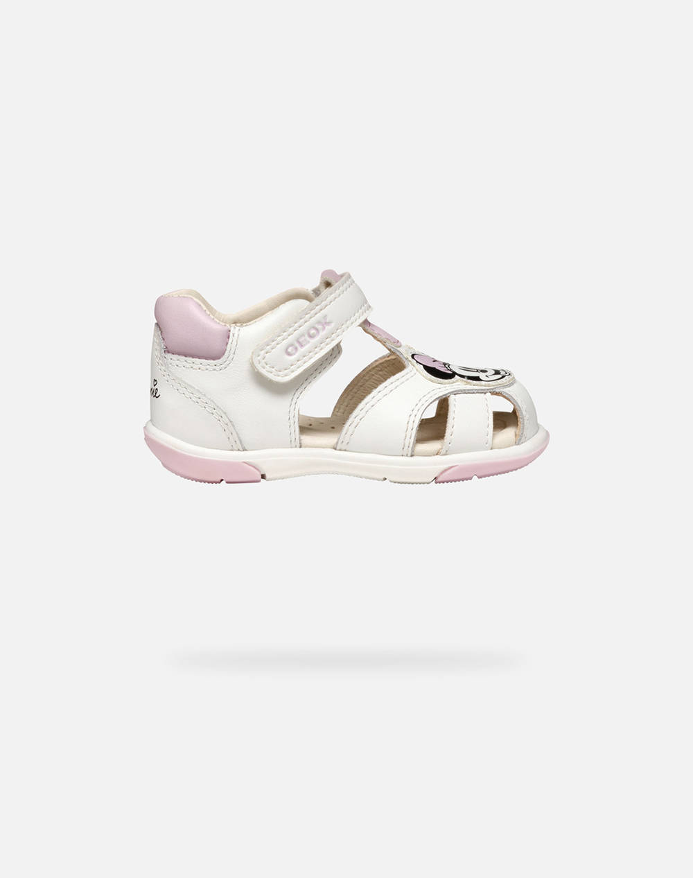 Geox B Sandal Zapito E Nap+Gbk Kids Girl Footwear Flats White Leather,Synthetic B556Fe08554C0406 C0406 Female Flats