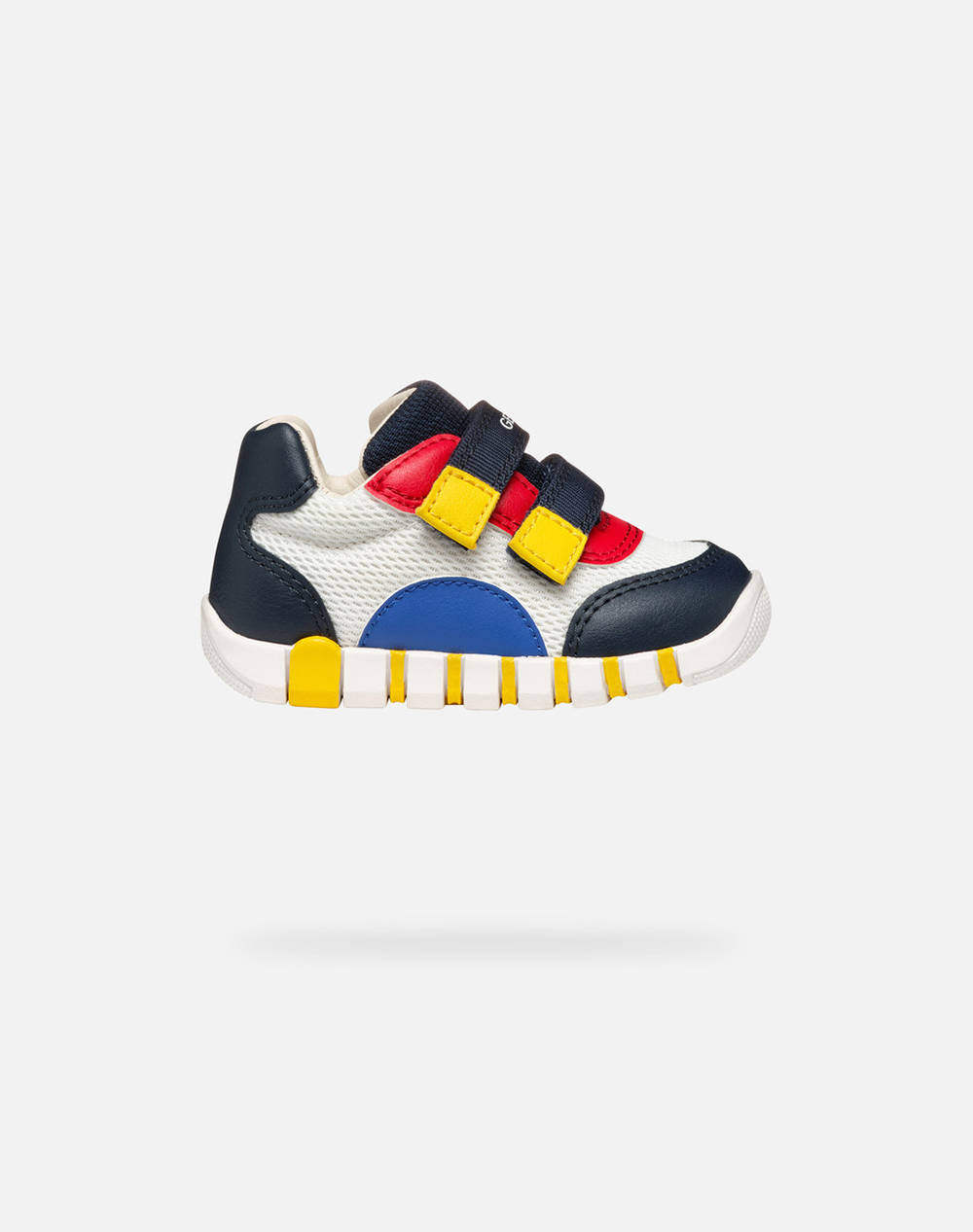 Geox B Iupidoo B. C Mesh+Geobuck Kids Boy Shoes Sneakers Mixed Synthetic,Fabric B3555C01454C0899 C0899 Male Sneakers