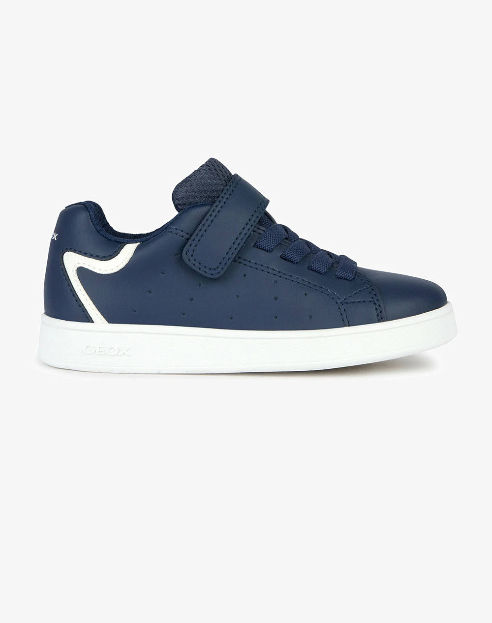 Geox J Eclyper A Synt.Lea Kids Boy Shoes Sneakers Navyblue Imitation Leather,Fabric J36Lsa000Bcc4002 36 41 C4002 Male Sneakers Blue