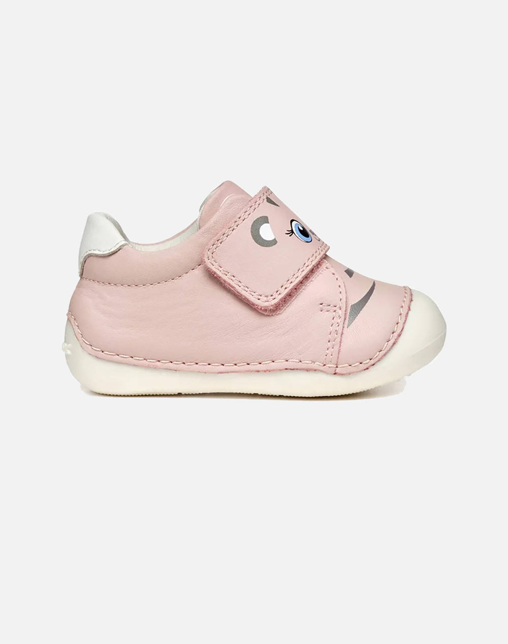 Geox B Tutim G. B Nappa Kids Girl Footwear Sneakers Lightpink Leather B3540B00085C0682 C0682 Female Sneakers
