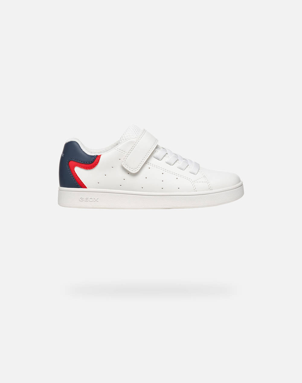 Geox J Eclyper A Synt.Lea Kids Boy Shoes Sneakers White Imitation Leather,Fabric J36Lsa000Bcc0006 28 35 C0006 Male Sneakers