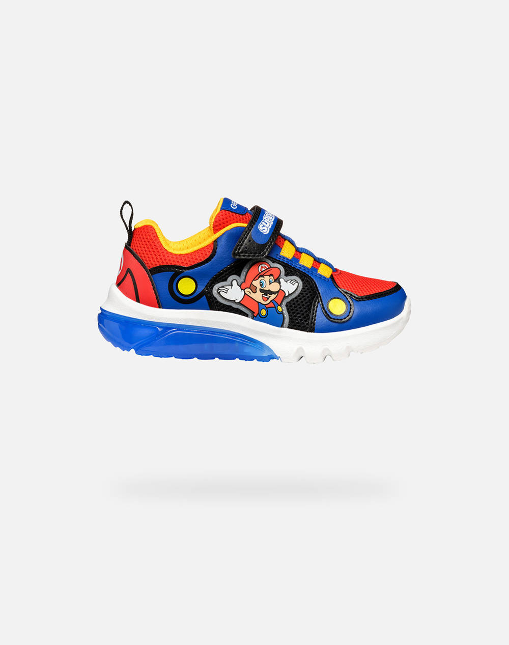 Geox J Ciberdron A Mesh+Geobuck Kids Boy Shoes Sneakers Multi Synthetic,Fabric J55Lbf01454C0833 28 35 C0833 Male Sneakers