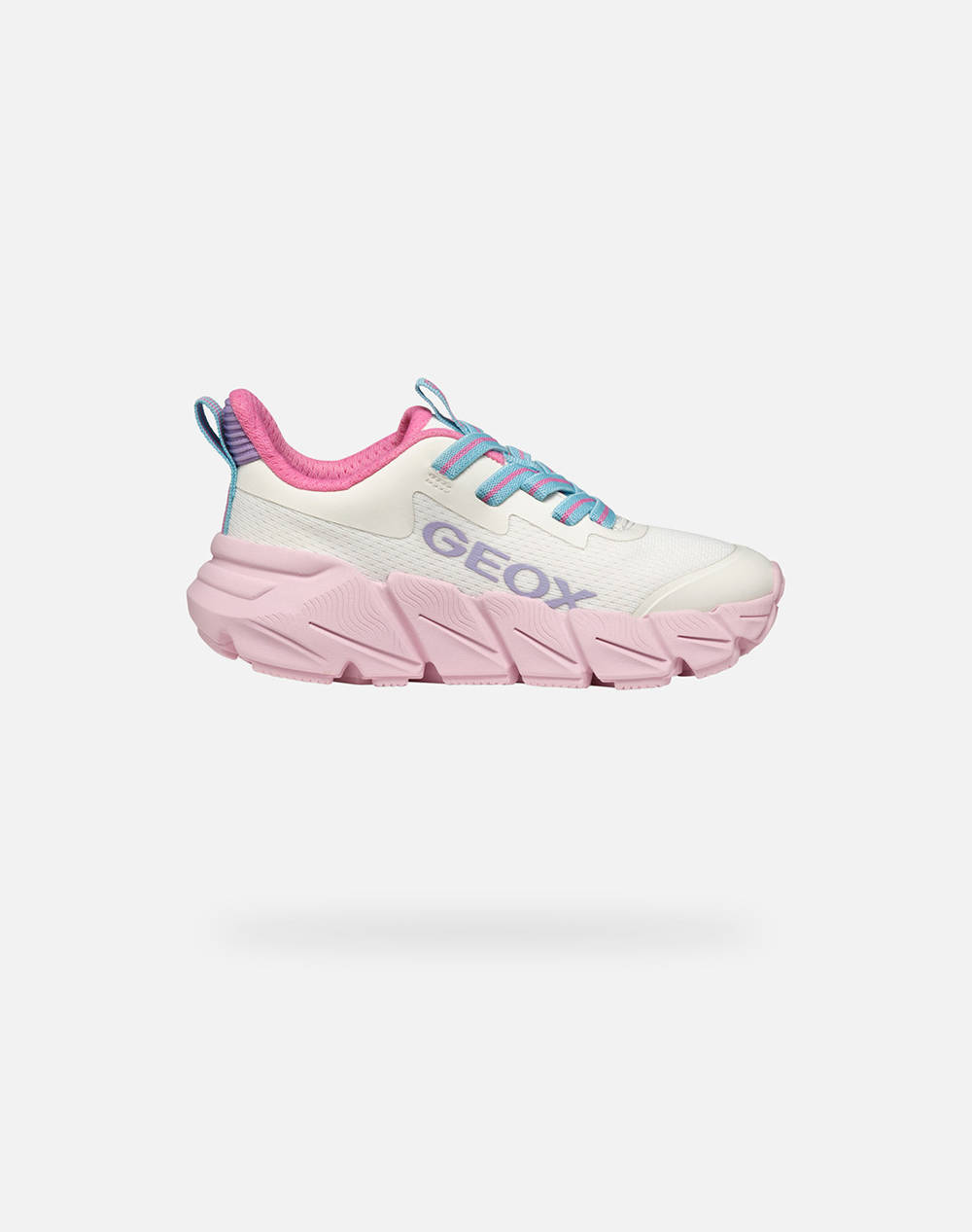 Geox J Flexyper Fast A Mesh+Tpu Kids Girl Footwear Sneakers Multi Synthetic,Fabric J55N5A0T99Jc0406 28 35 C0406 Female Sneakers