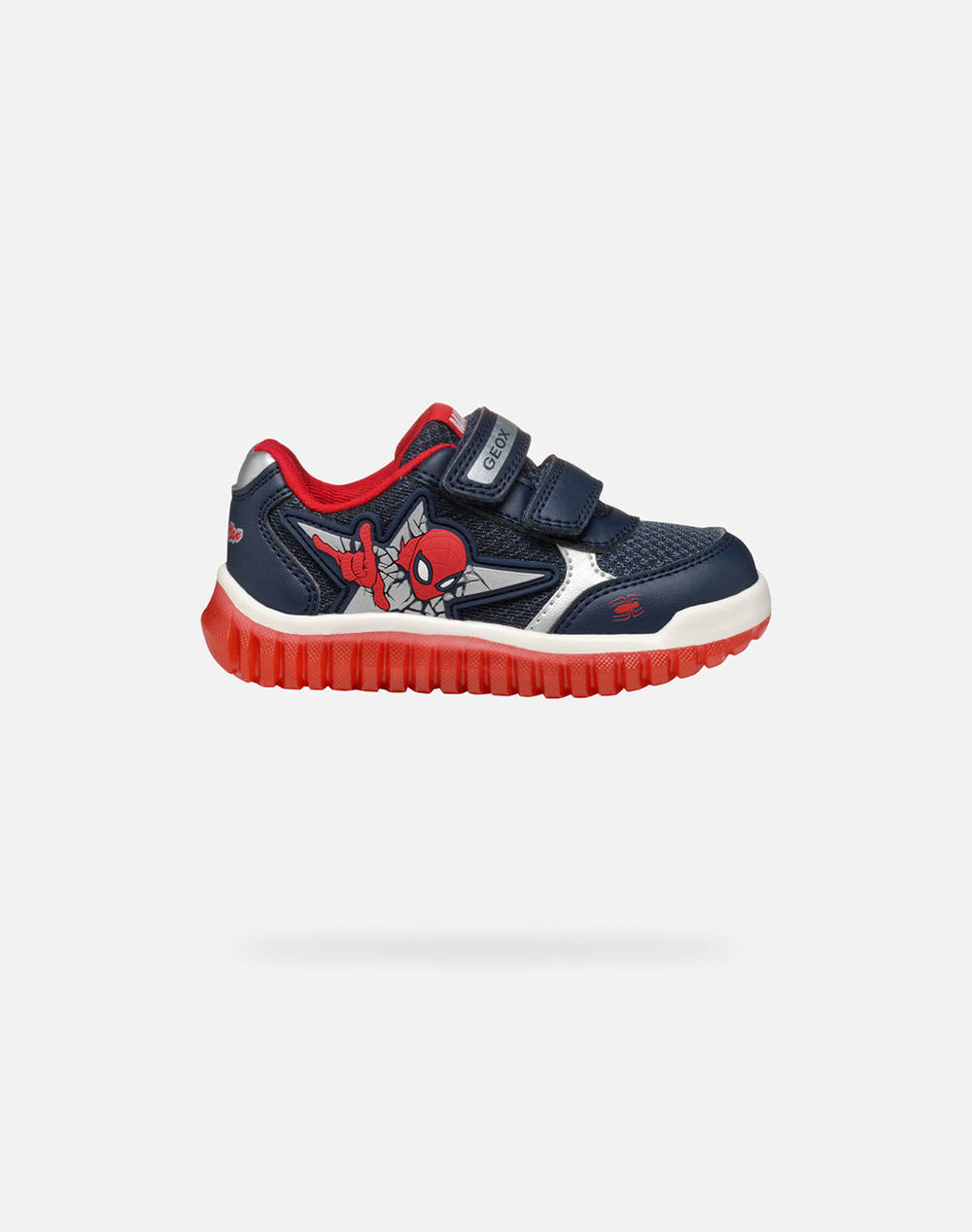 Geox B Lightyloo A Synt.Lea+Mesh Kids Boy Shoes Sneakers Navyblue Synthetic B555Zb0Bc14C0735 C0735 Male Sneakers Blue