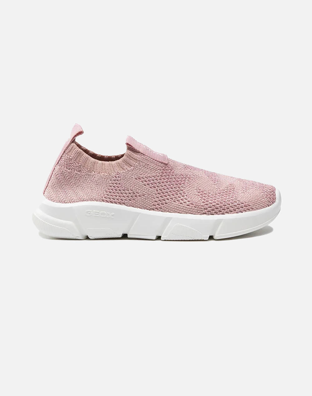 Geox J Aril G. E Shiny Knitt.Text Kids Girl Footwear Sneakers Lightpink Synthetic,Fabric J25Dle0007Qc8172 C8172 Female Sneakers