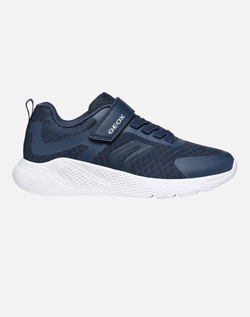 Geox J Sprintye B. A Mesh+Dbk Kids Boy Shoes Sneakers Navyblue Synthetic,Fabric J45Gba01450C4002 28 35 C4002 Male Sneakers Blue