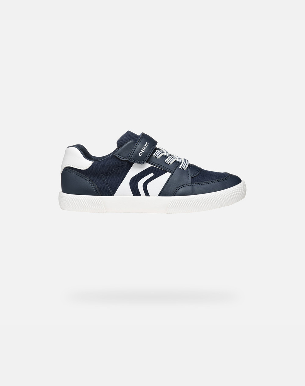 Geox J Gisley B. D Geobuck+Canvas Kids Boy Shoes Sneakers Navyblue Synthetic J555Cd05410C4211 28 35 C4211 Male Sneakers Blue
