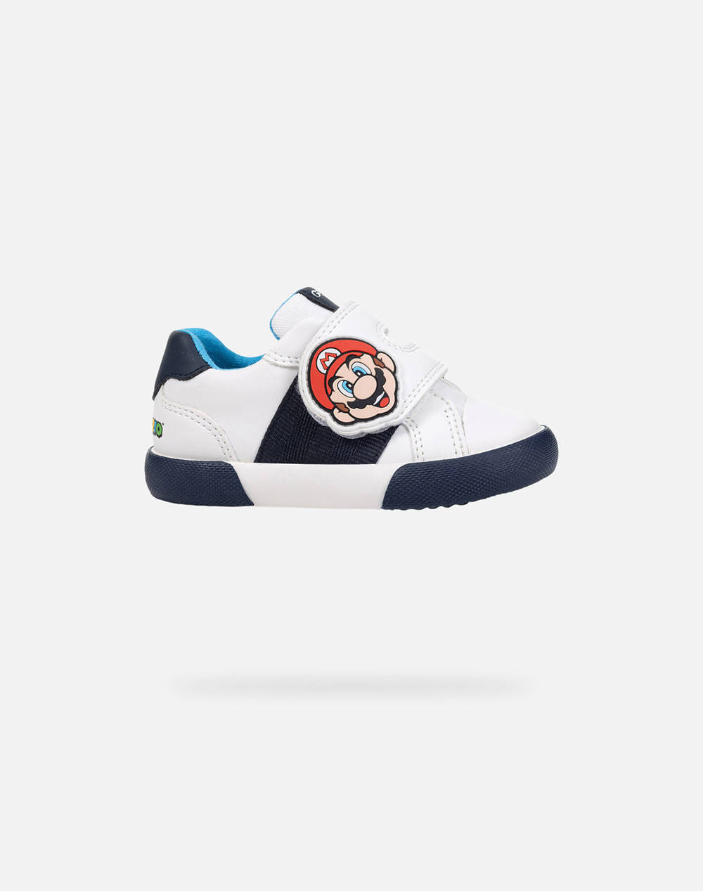 Geox B Gisley B. J Synt.Lea Kids Boy Shoes Sneakers White Synthetic B551Nc000Bcc0899 24 27 C0899 Male Sneakers