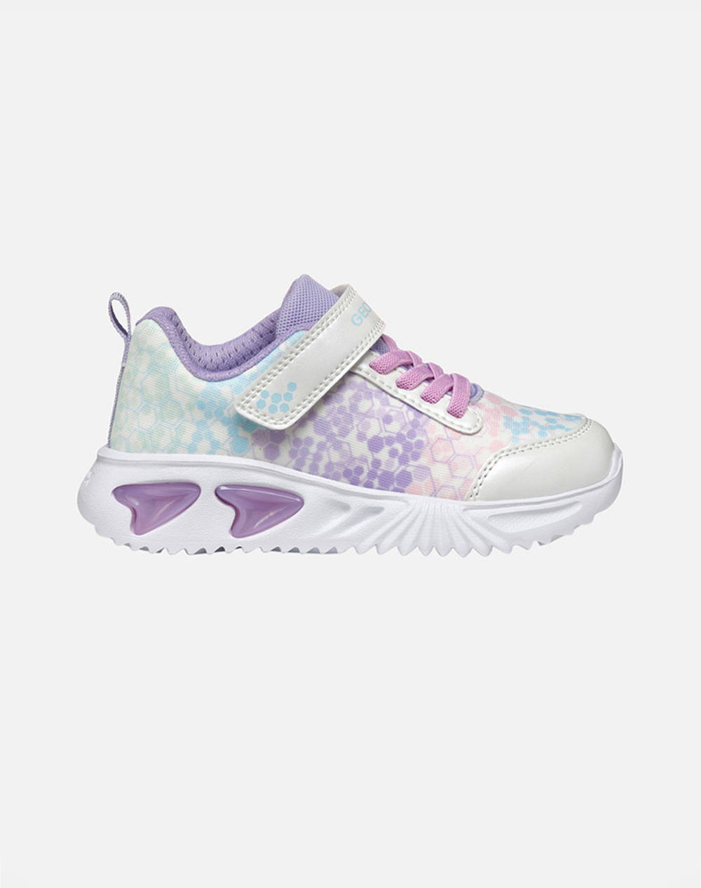 Geox J Assist G. B Pr.Mesh+Syn Kids Girl Footwear Sneakers Lilac Synthetic J45E9B02Abcc0761 28 35 C0761 Female Sneakers