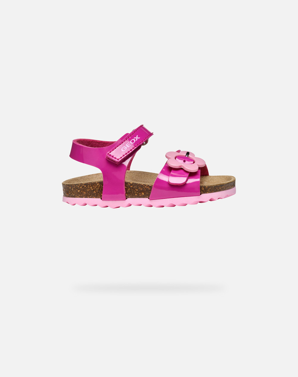 Geox B S.Chalki G. D Synt.Pat Kids Girl Footwear Flats Fuchsia Synthetic B552Rd000Hhc8006 24 27 C8006 Female Flats