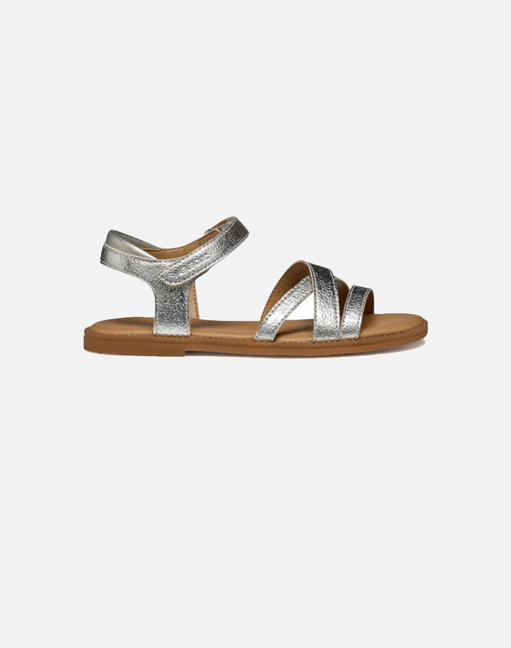 Geox J S.Karly G. D Metal.Synt Kids Girl Footwear Flats Metallicsilver Synthetic J5235D000Bnc1007 28 35 C1007 Female Flats