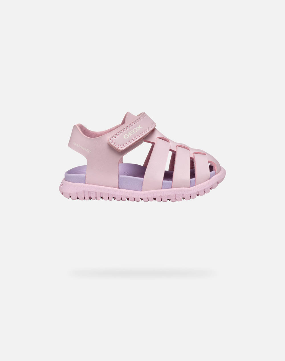Geox B Sandal Fusbetto A Synt.Lea Kids Girl Footwear Flats Pink Synthetic B556Ba000Bcc8004 C8004 Female Flats
