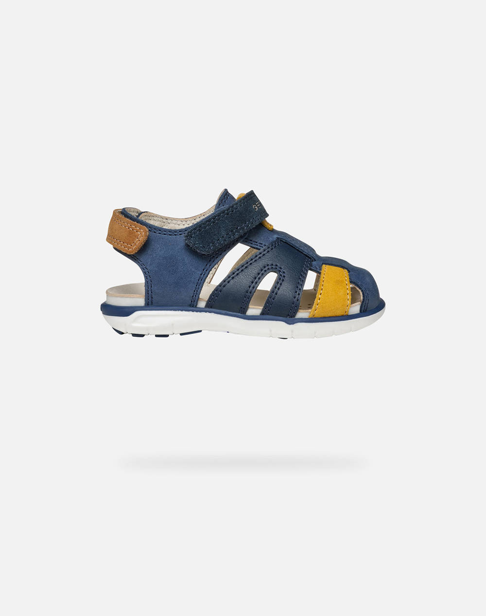 Geox B S.Delhi B. A Wax.Lea+Suede Kids Boy Shoes Flats Navyblue Leather B354La0Cl22C4P2G 20 23 C4P2G Male Flats Blue
