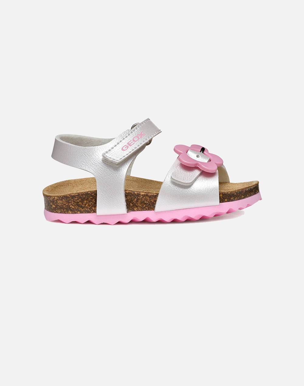 Geox B S.Chalki G. D Pearl.Synt Kids Girl Footwear Flats White Synthetic B552Rd000Nfc1000 20 23 C1000 Female Flats