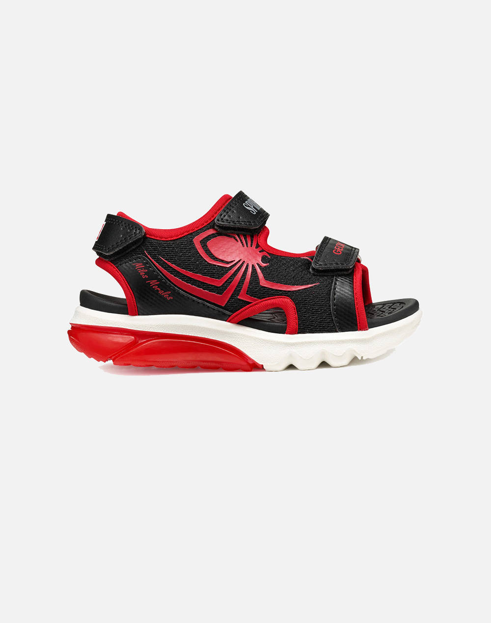 Geox J Sandal Ciberdron C Mes+Dbk Kids Boy Shoes Flats Black Synthetic J55Mxc014Cec0048 28 35 C0048 Male Flats Black