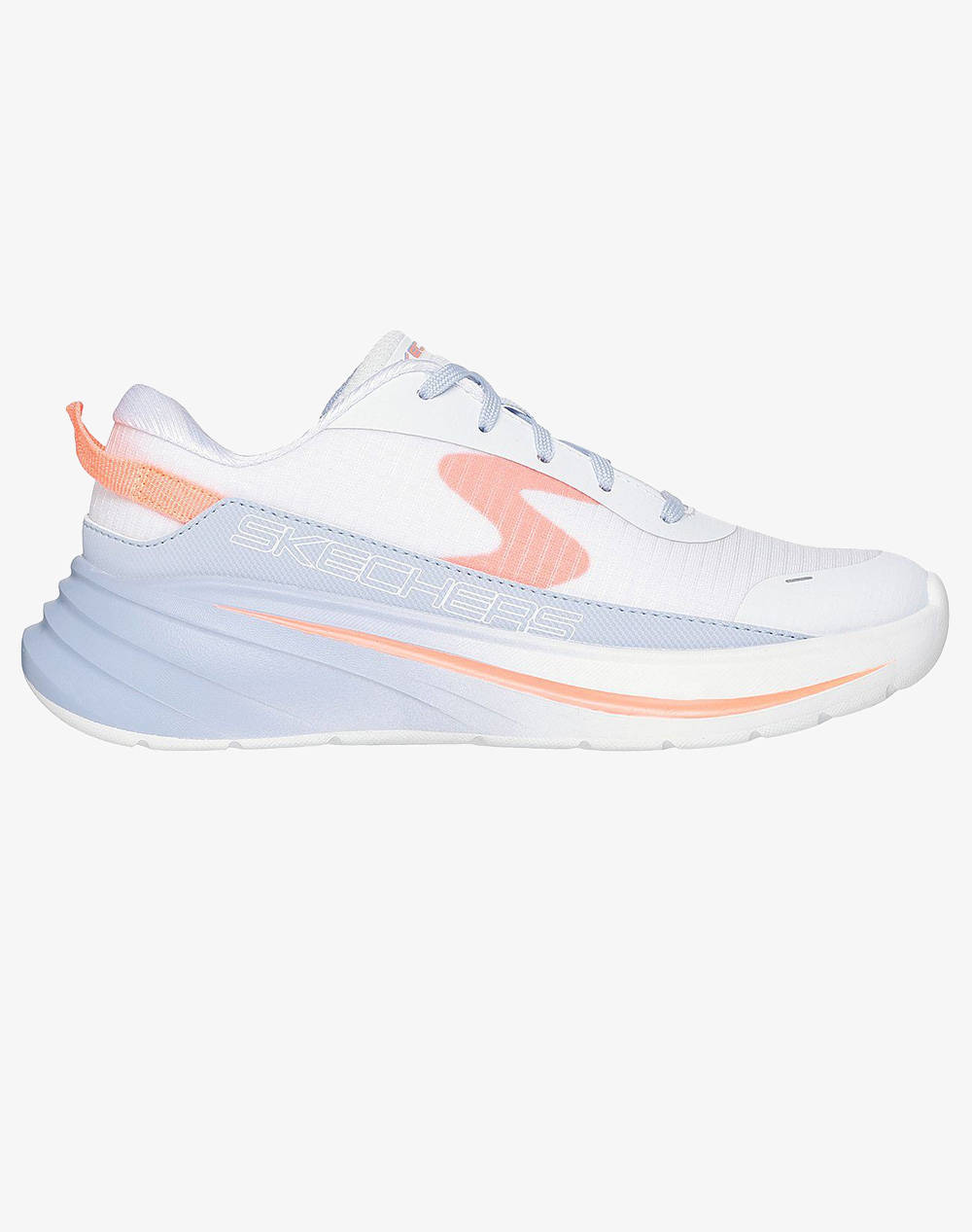 Skechers Lace Up Sneaker W/ Mono Mesh W/ Midsole Paint W/ Swan S Kids Girl Footwear Sneakers Multi Synthetic 303572L_Wlbl Wlbl Female Sneakers