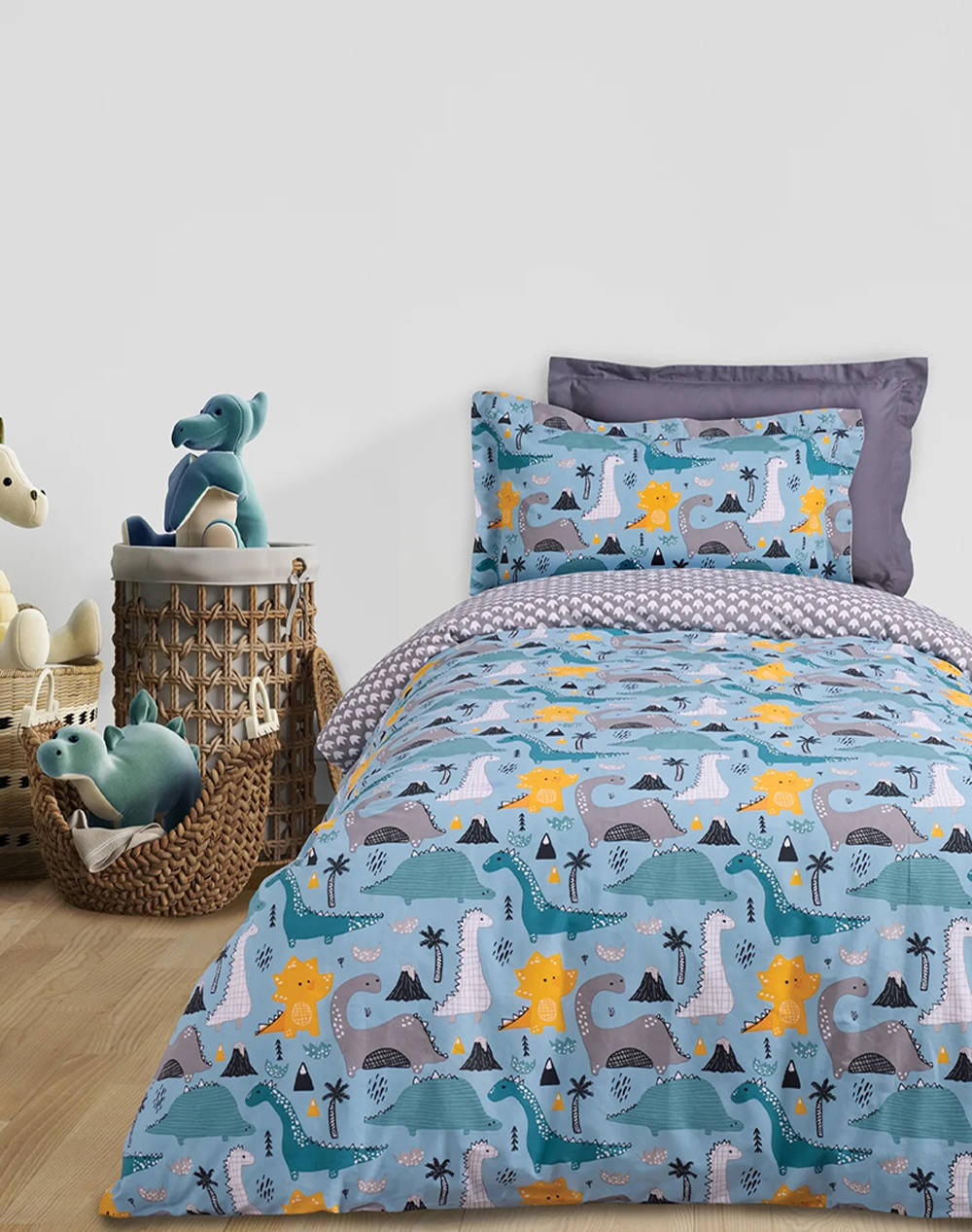 Das 4928 Sheet Set For Kid Single (Dimensions: 2X 170 X260 & 1X 50X70+5Cm) Home Bedroom Sheets One Color Cotton,Synthetic 502109104928 Sheets