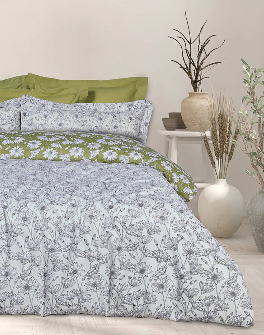 Das 9670 Happy King Size Sheet Set (Dimensions: 2X 240 X260 & 2X 50X70+5Cm) Home Bedroom Sheets One Color Cotton 502108209670 Sheets