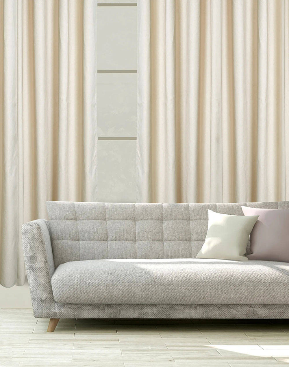 Das 2257 Curtain With Holes (Dimensions: 140 X 270 Cm.) Home Homeware Curtains One Color Synthetic 420142702257 Curtains