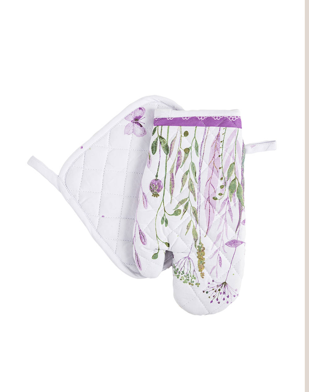 Nima Kitchen Set (Glove + Potholder) Spring Dream Home Homeware Sets One Color Cotton N34888 Sets