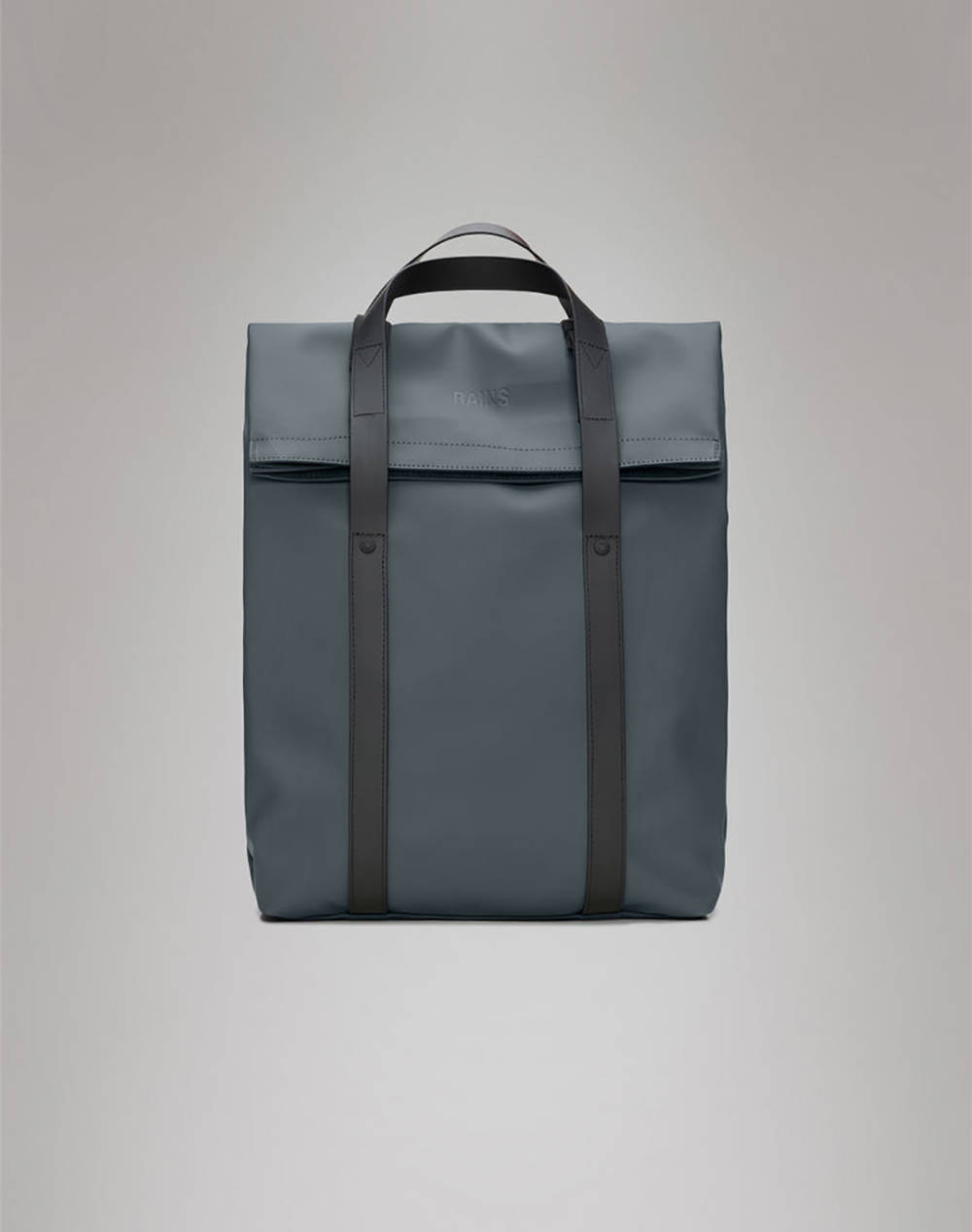Rains 2 Way Tote Backpack W3 (Dimensions: 58 X 12 X 33Cm) Women Accessories Bags Steelblue Synthetic 12940 124 Bags Blue