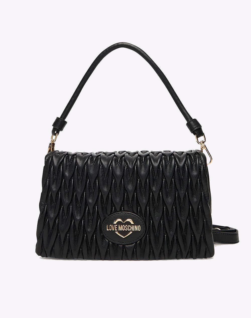 Love Moschino Bag (Dimensions: 25 X 14.5 X 5.5Cm.) Women Accessories Bags Black Imitation Leather Jc4013Pp1Nlh0 000 Female Bags Black
