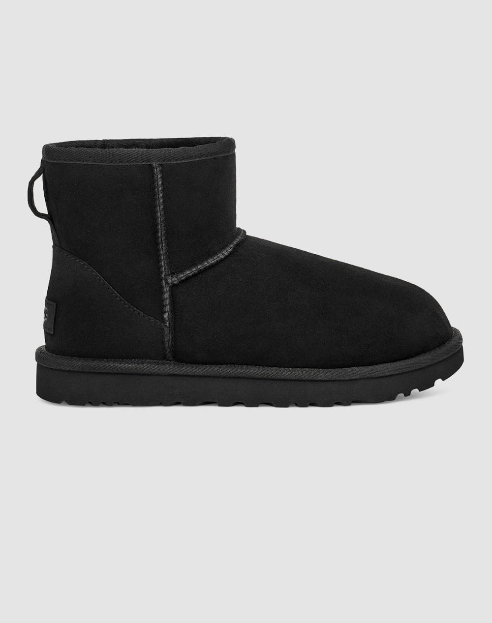 Ugg Classic Mini Ii Γυναικα Παπουτσια Μποτες/Μποτακια Black Δερμα,Σουετ 1016222 0071 - Koolfly
