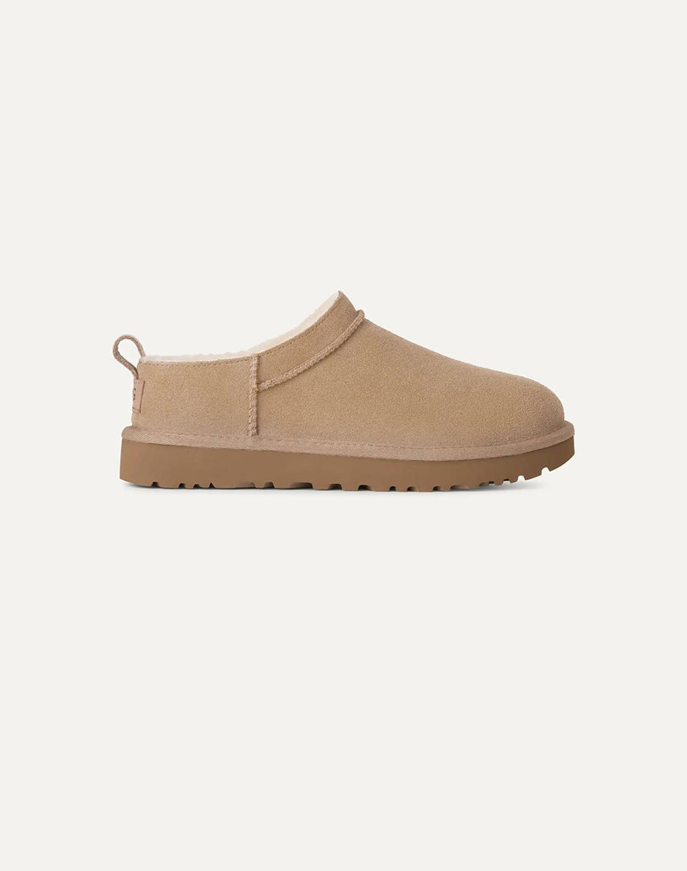 Ugg 1173891 Classic Micro Μποτακι Konto Ugg Γυναικα Παπουτσια Μποτες/Μποτακια Biege Σουετ 1173891 San
