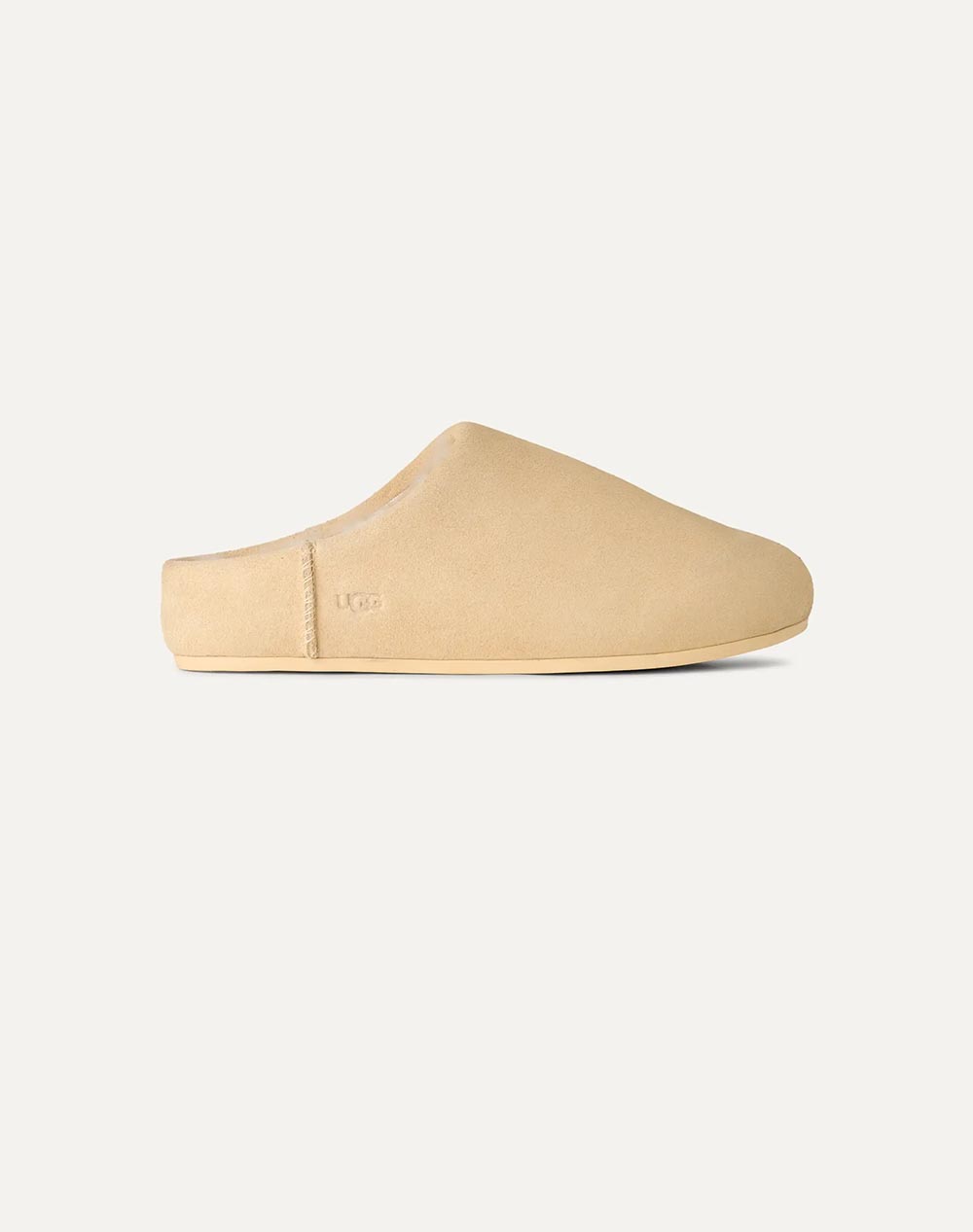 Ugg 1171390 Elea Slip On Παντοφλα Απλη Ugg Γυναικα Παπουτσια Παντοφλες Cream Σουετ 1171390 Pbt - Koolfly