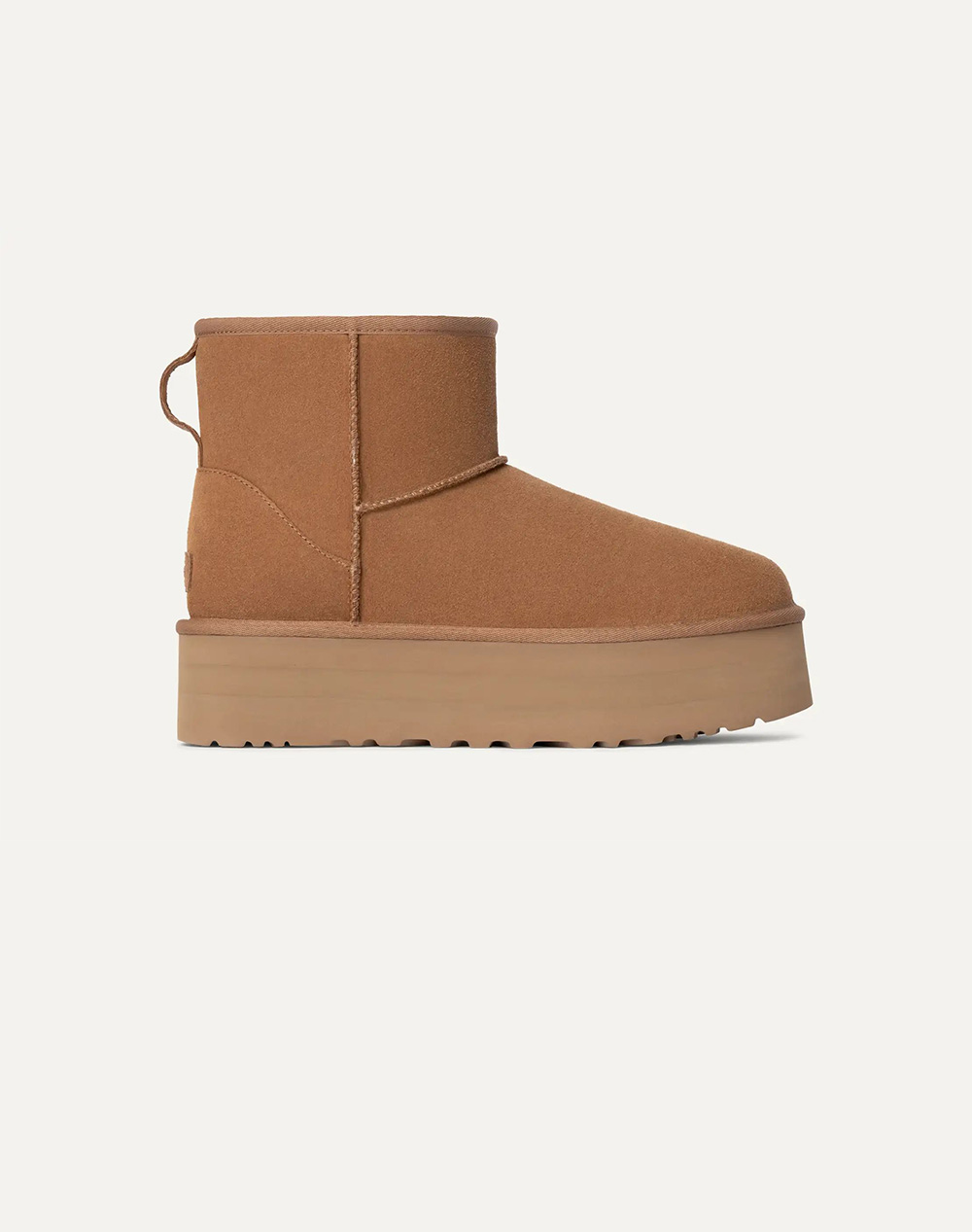 Ugg Classic Mini Platform Γυναικα Παπουτσια Μποτες/Μποτακια Tan Δερμασουετ 1134991 Che