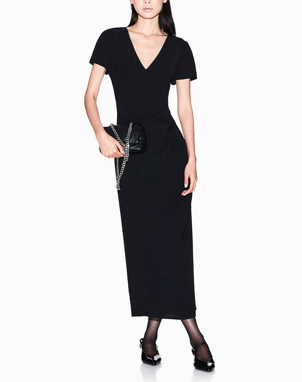 Armani Exchange Dress Γυναικα Ρουχα Φορεματα Black Συνθετικο Xw000665af10872 Uc001 - Koolfly