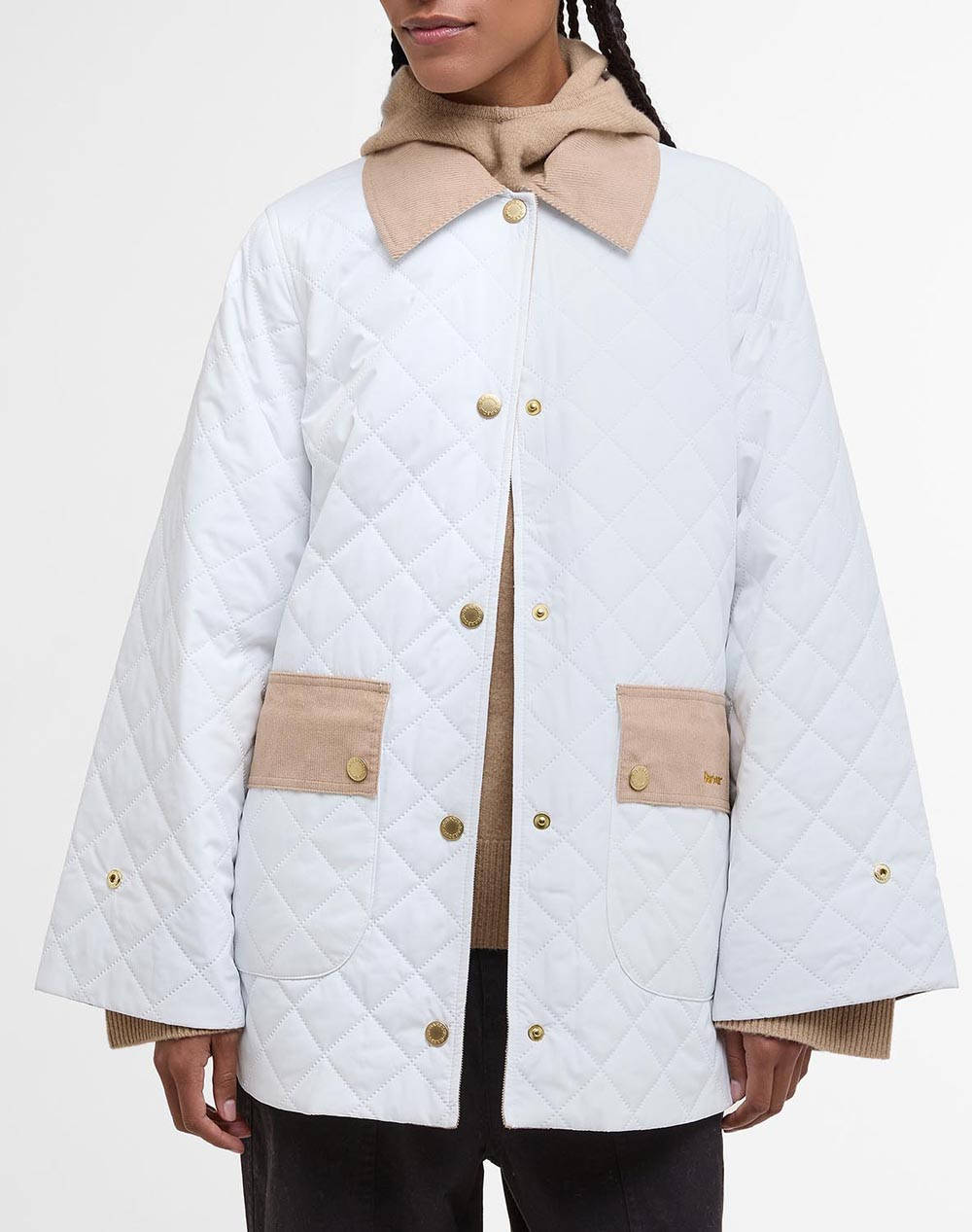 Women Clothes Outerwear Outerwear Jackets White Synthetic Lqu1815 Brwh11.12 Female Jackets