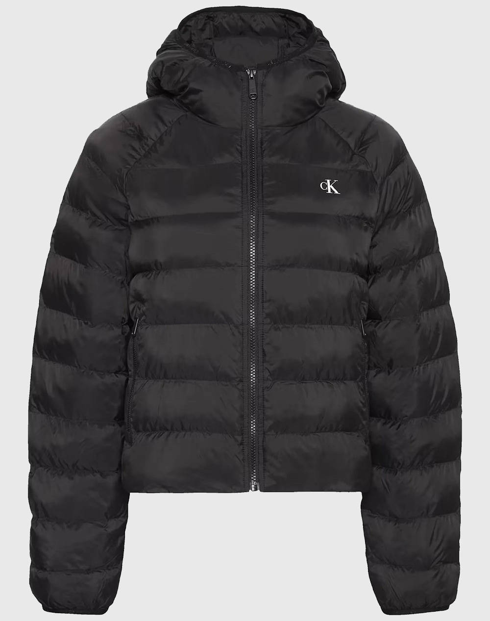 Calvin Klein Jeans Lghtwght Qltd Jckt P Women Clothes Outerwear Outerwear Jackets Black Synthetic Lv047C510G Ub1 Female Jackets Black