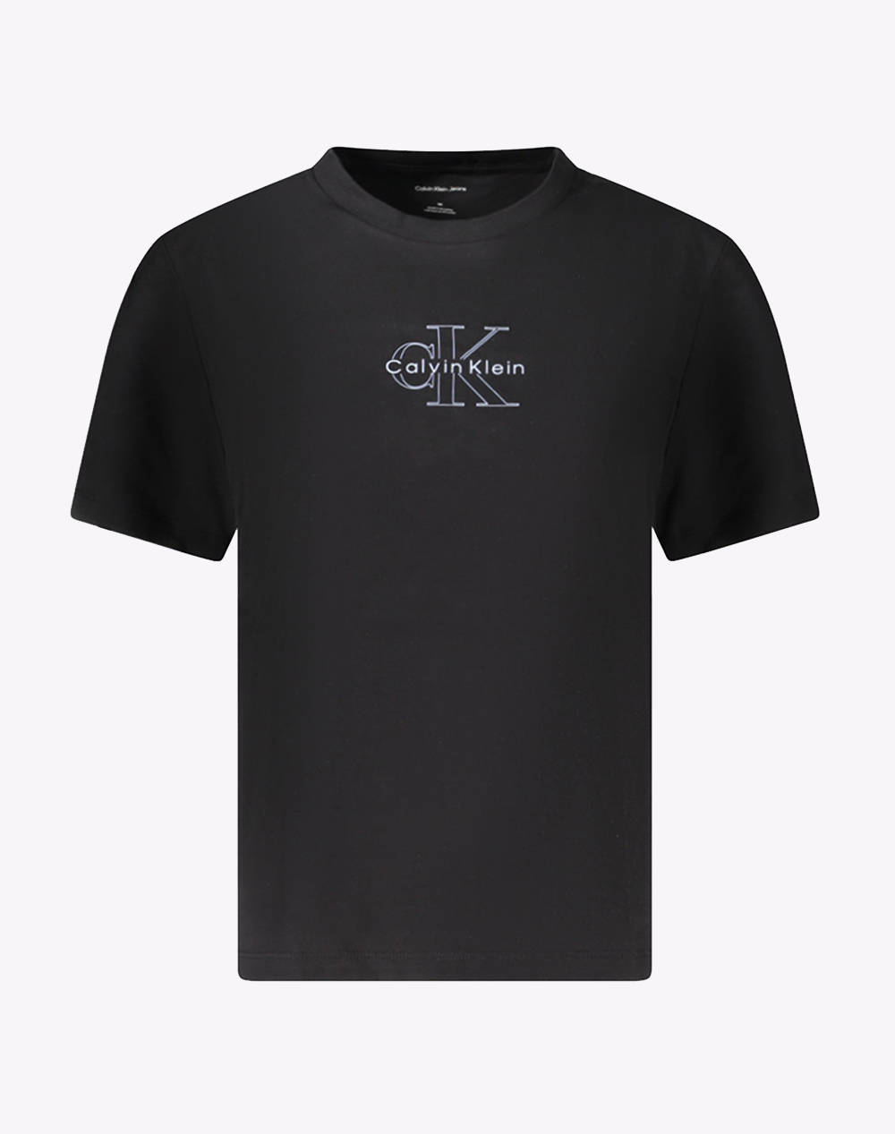 Calvin Klein Ss Classic Fit Tee Women Clothes Tops T Shirts Black Cotton Lv047C863G Ub1 Female T-Shirts Black