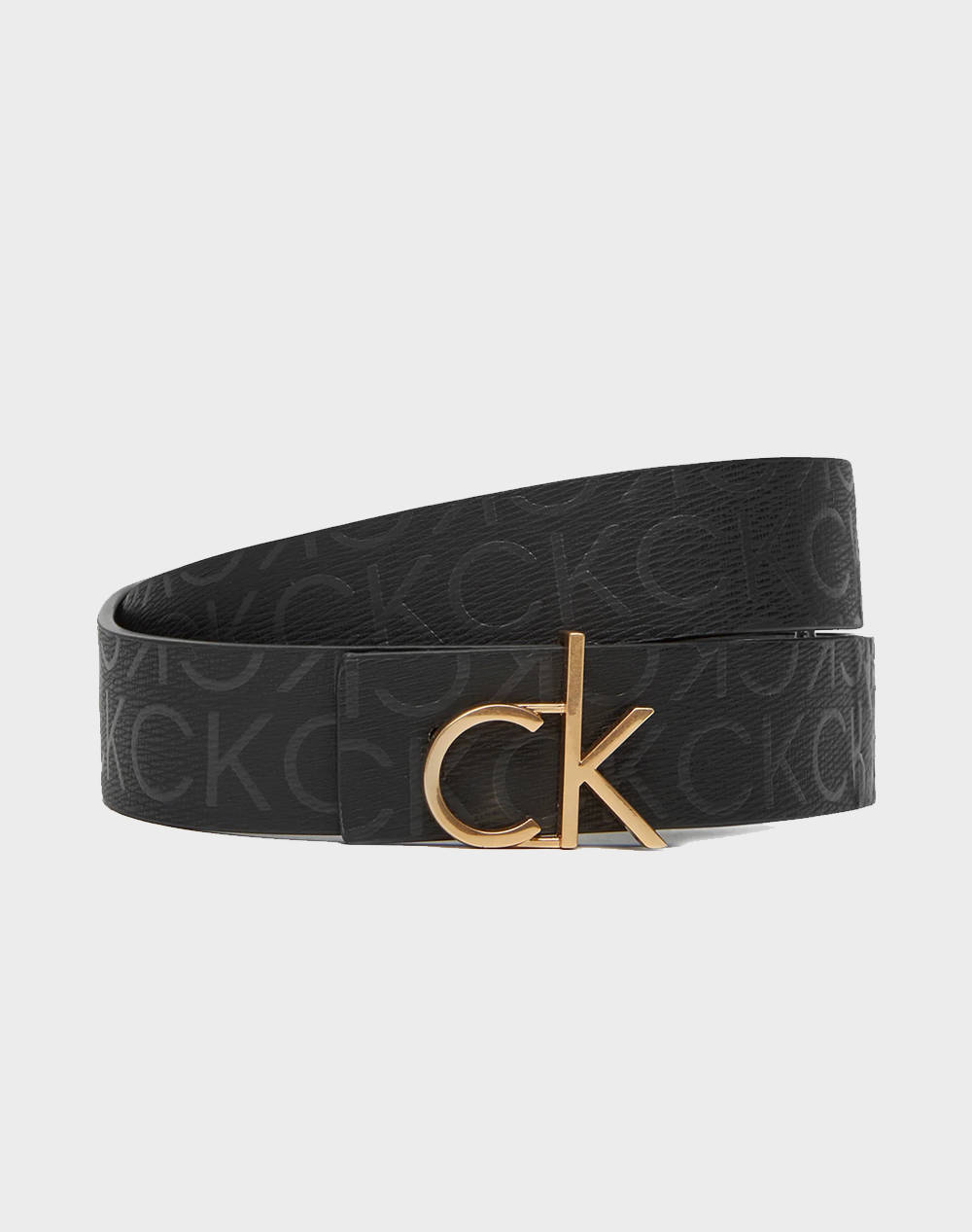 Calvin Klein Jeans Ck Bckl Rvrsbl Blt 3 Women Accessories Belts Black Imitation Leather Lv04F7038G Ub1 Female Belts Black