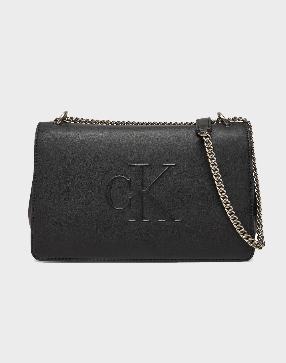 Calvin Klein Jeans Sculpted Ew Flap25 Shoulder Bag (Dimensions: 25 X 16 X 8Cm) Women Accessories Bags Black Imitation Leather Lv04K3035G Ub1 Female